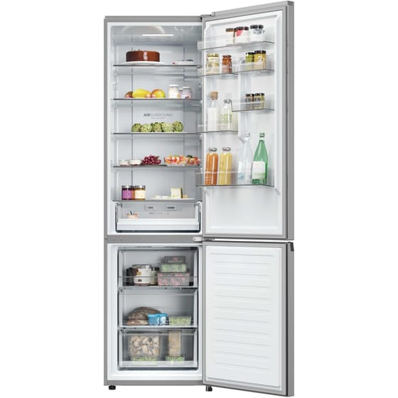 HAIER HDPW3620DNPK Total No Frost 406 Lt Ασημί Ψυγειοκαταψύκτης image 3