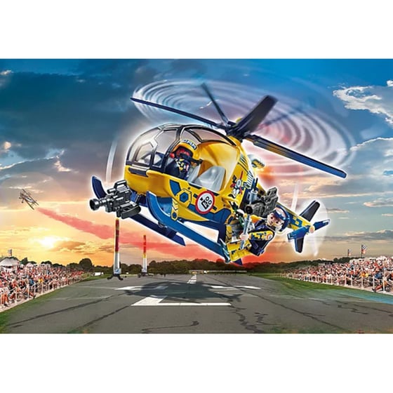 PLAYMOBIL® Air Stunt Show Ελικόπτερο με κινηματογραφικό συνεργείο (70833) image 1