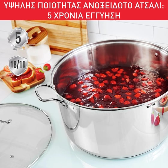 Κατσαρόλα TEFAL B8646904 30 cm Inox image 5