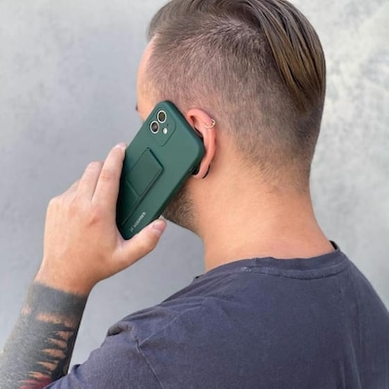 Θήκη Apple iPhone 12 Pro Max - Wozinsky Kickstand Flexible - Grey image 2