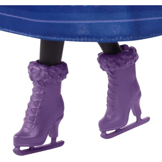 Κούκλα Mattel Disney Frozen Ice-Skating Anna Fashion With Skates & Shoes Winter Festival image 5