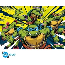 Αφίσα Teenage Mutant Ninja Turtles - Turtles In Action Οριζόντια 92x61 cm