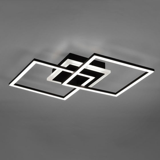 Trio Lighting Venida Πλαφονιέρα Οροφής 57.5εκ. Μαύρη με Ενσωματωμένο LED image 5
