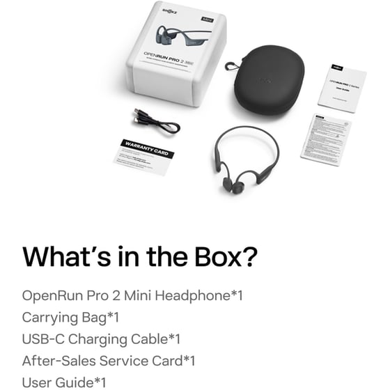 Ακουστικά Bluetooth Shokz OpenRun Pro 2 Mini - Black image 1