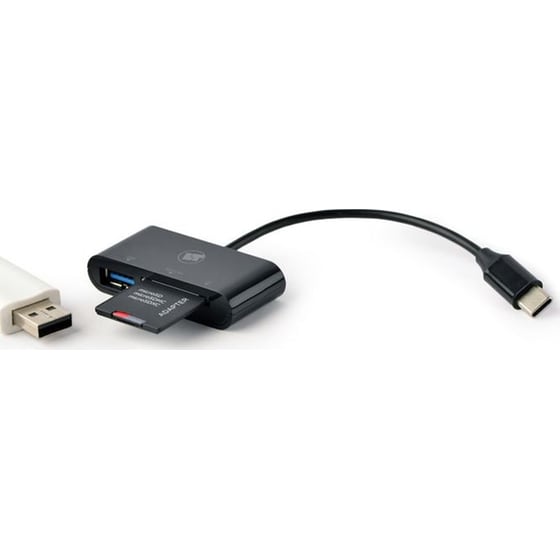 Card Reader Lamtech Type C - Μαύρο image 3