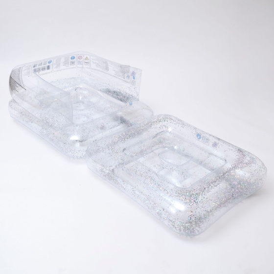 Στρώμα Θαλάσσης SunnyLife Lilo 85 cm - Διαφανές/Glitter image 7