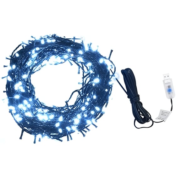 Χριστουγεννιάτικα Λαμπάκια VidaXL 400 Led 40m - Λευκό Ψυχρό image 0
