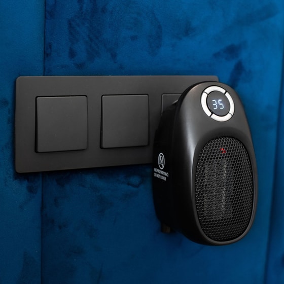 ADLER AD 7726 Αερόθερμο Πρίζας Κεραμικό 1500W image 8