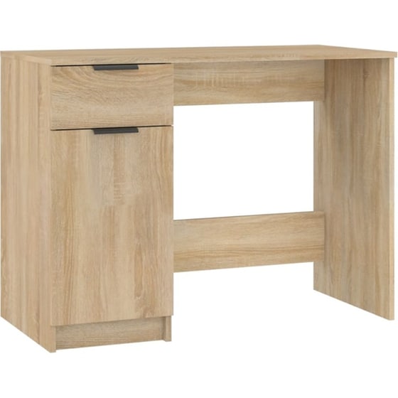 Γραφείο VidaXL από Επεξεργασμένο Ξύλο 100x50x75 cm - Sonoma Δρυς image 0