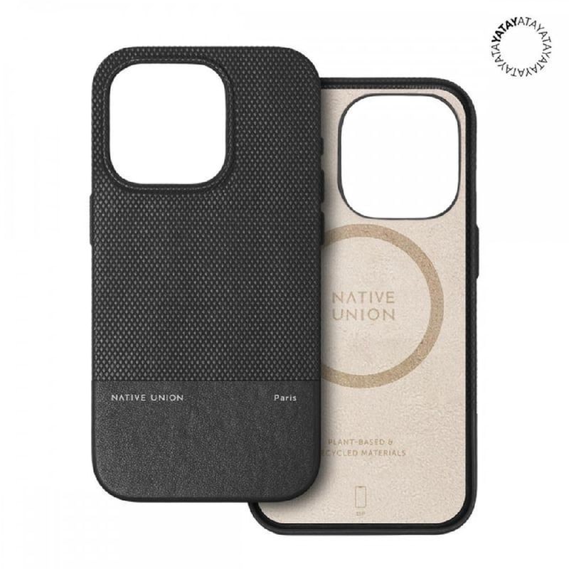 NATIVE UNION Θήκη Apple iPhone 15 - Native Suede Comfort - Μαύρο