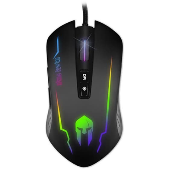 NOD Iron Fire RGB Gaming Ενσύρματο Ποντίκι Μαύρο image 0