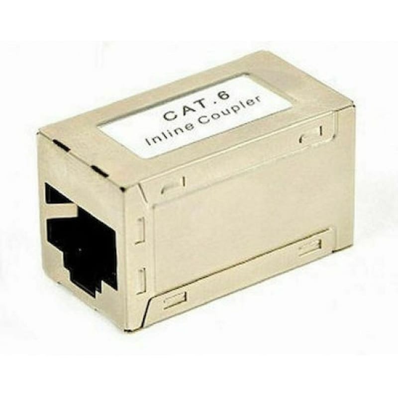 Αντάπτορας Cablexpert FTP Shielded Cat6 LAN Coupler - White ( Nca-lc6s-01)