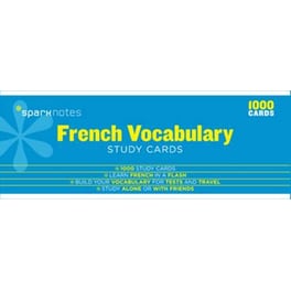 French Vocabulary SparkNotes Study Cards
