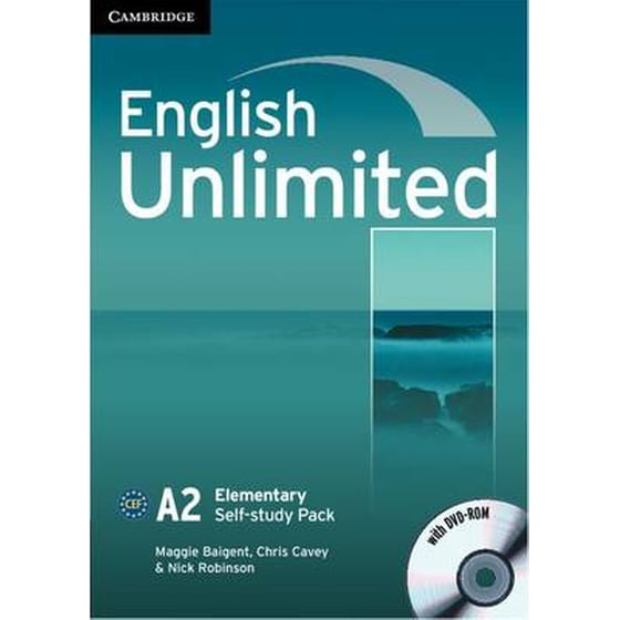 English Unlimited Elementary Self-study Pack (Workbook with DVD-ROM) (A2) image 0
