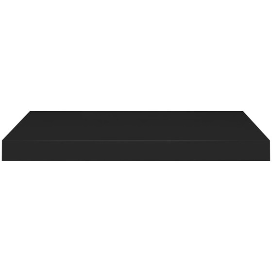 Ράφι Τοίχου VidaXL από MDF 60x23.5x3.8 cm - Μαύρο image 2