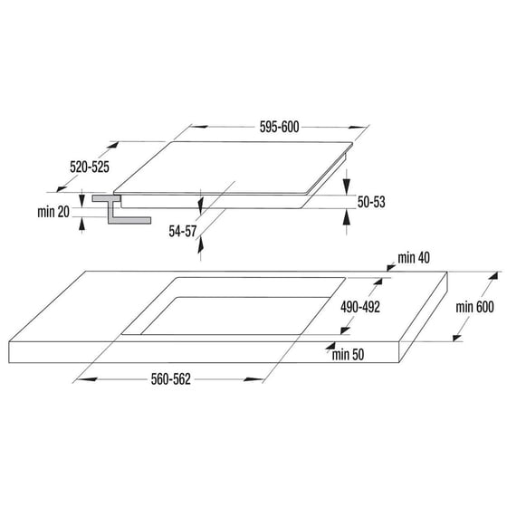 GORENJE ECT643WCSC 59 cm Λευκό Εστία Κεραμική Αυτόνομη image 3