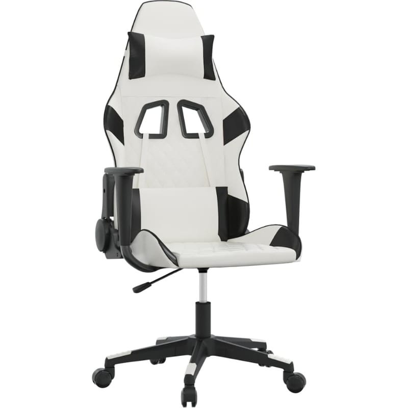 Καρέκλα Gaming VIDAXL 3143762 από Τεχνητό Δέρμα - Λευκή