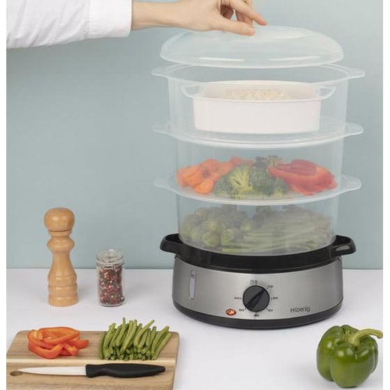 H.KOENIG VAP10 800 W 10 L Inox Ατμομάγειρας image 4