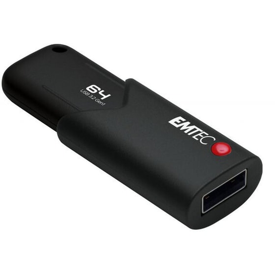 Emtec 64GB USB 3.0 Stick - Μαύρο image 1