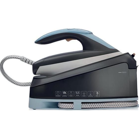 Σύστημα Σιδερώματος HEINRICHS HDS 8722 5.5 bar με Δοχείο Nερού 1.5 L Μαύρο image 2