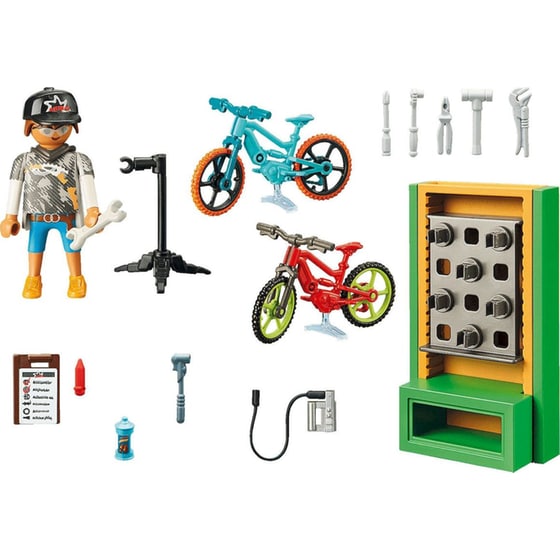 PLAYMOBIL® City Life Gift Set Συνεργείο Ποδηλάτων (70674) image 2