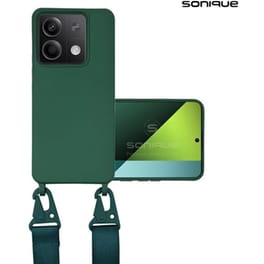 Θήκη  Xiaomi Redmi Note 13 5G - Sonique Με Strap - Πράσινο