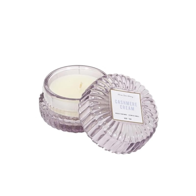 ARIA TRADE Αρωματικό Κερί Χώρου σε Γυάλινο Δοχείο 8x8 cm - Cashmere