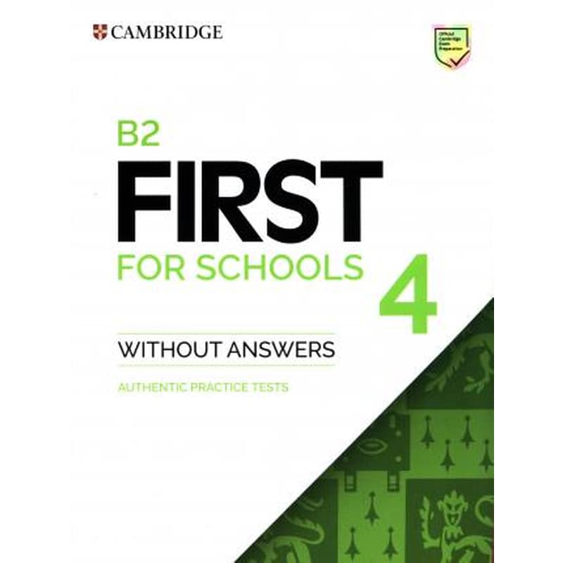 B2 First for Schools 4 Students Book without Answers