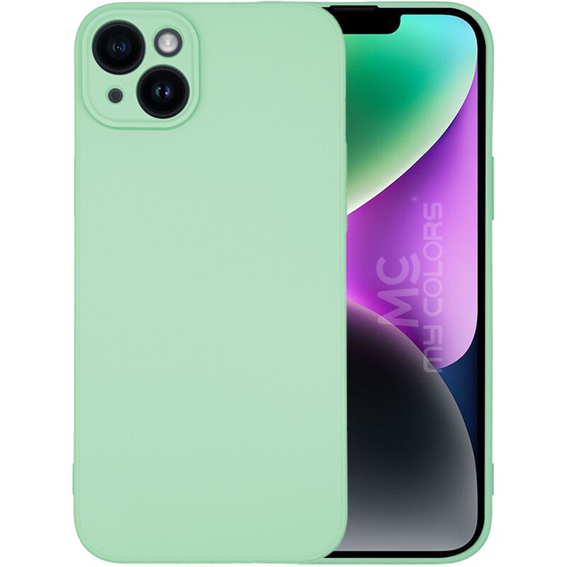 Θήκη Σιλικόνης Apple iPhone 14 - My Colors - Βεραμάν