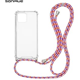 Θήκη Apple iPhone 15 - Sonique Armor Clear Με Κορδόνι - Πολύχρωμο