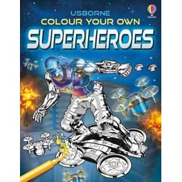 Colour Your Own Superheroes