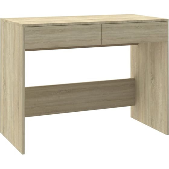 Γραφείο VidaXL από Επεξεργασμένο Ξύλο 101x50x76,5 cm - Sonoma Δρυς image 0
