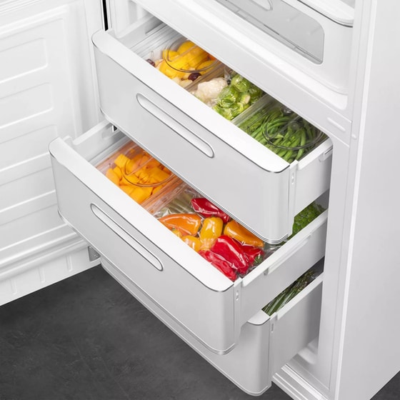 SMEG FAB32LWH6 332 Lt Total No Frost Λευκό Ψυγειοκαταψύκτης image 5