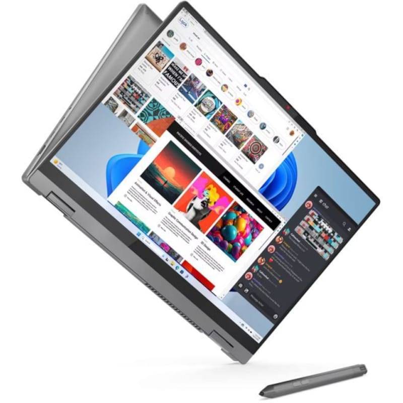Lenovo 2-in-1 Ideapad 5-14AHP9 14 WUXGA IPS (Ryzen 7-8845HS/16GB/512GB SSD/Radeon Graphics/Win11Home) Laptop + Digital Pen