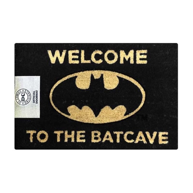 PYRAMID Πατάκι Εισόδου Pyramid Batman Welcome to the Batcave 40x60 cm - Μαύρο