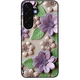 Θήκη Samsung Galaxy S25 - Sonique 3D Flower Series - Βιολετί