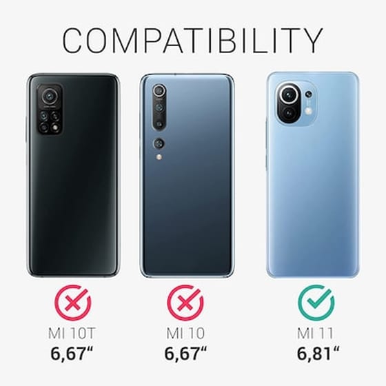 Θήκη Xiaomi Mi 11 - Kwmobile Wallet - Grey image 2