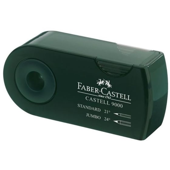 Ξύστρα Βαρελάκι Faber Castell Sleeve Διπλή image 1