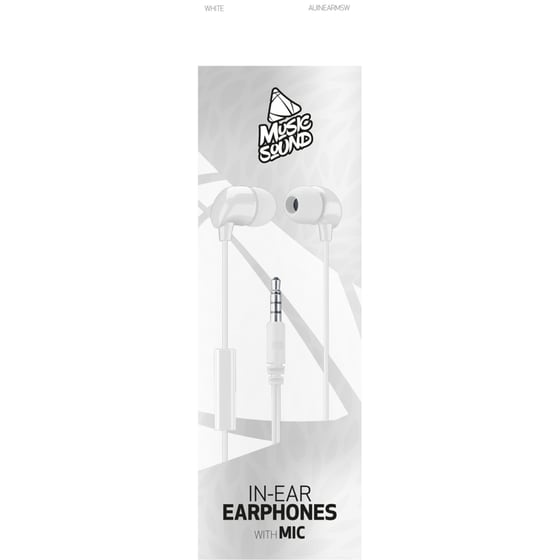 Ακουστικά Handsfree Cellular Line Universal 3.5mm Jack - Λευκό image 1