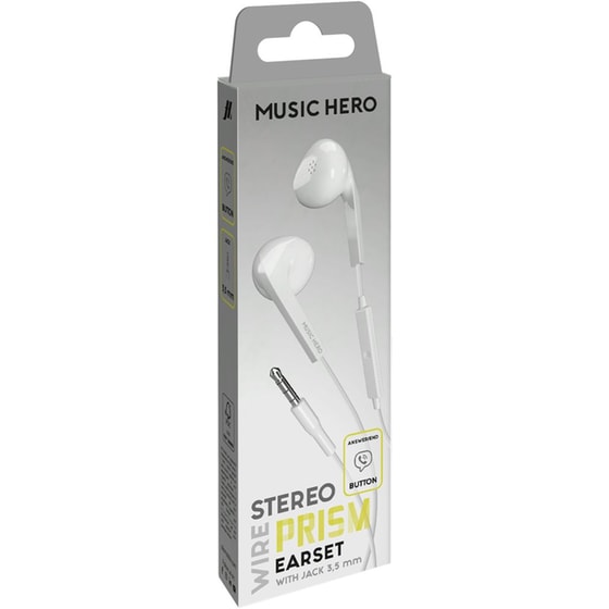 SBS Prism Handsfree 3.5mm Jack - Λευκό image 1
