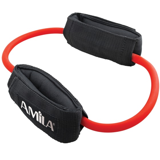 Λάστιχο Γυμναστικής Amila Ankle Tube Σκληρό - Κόκκινο image 0