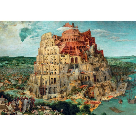 Παζλ Clementoni Museum Collection Bruegel: Ο Πύργος Της Βαβέλ - Compact Box (1500 Κομμάτια) image 1