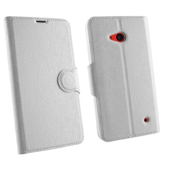 Volte-Tel Book Case Leather TPU Line White (Microsoft Lumia 640) image 0