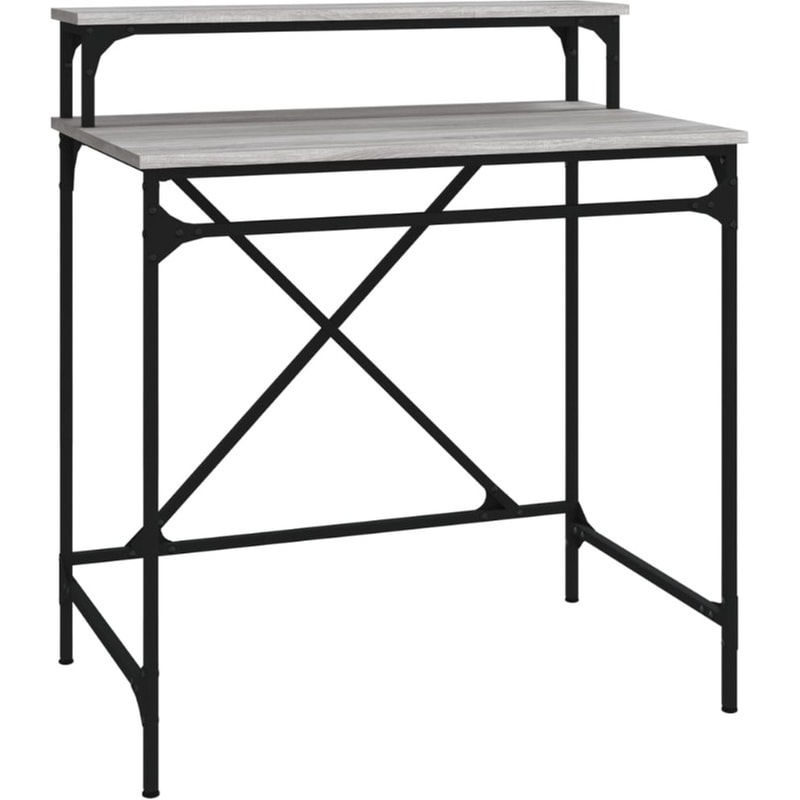 Γραφείο VidaXL από Επεξεργασμένο Ξύλο 80x50x90 cm - Γκρι Sonoma