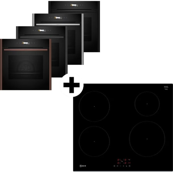 NEFF B29CR3AY0 & T36FBE1L0 71 Lt Eντοιχιζόμενο Σετ Φούρνος και Εστία image 0