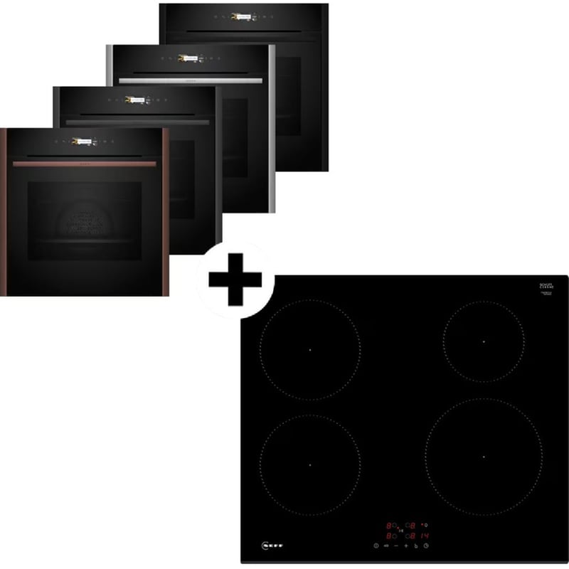 NEFF B29CR3AY0 T36FBE1L0 71 Lt Eντοιχιζόμενο Σετ Φούρνος και Εστία