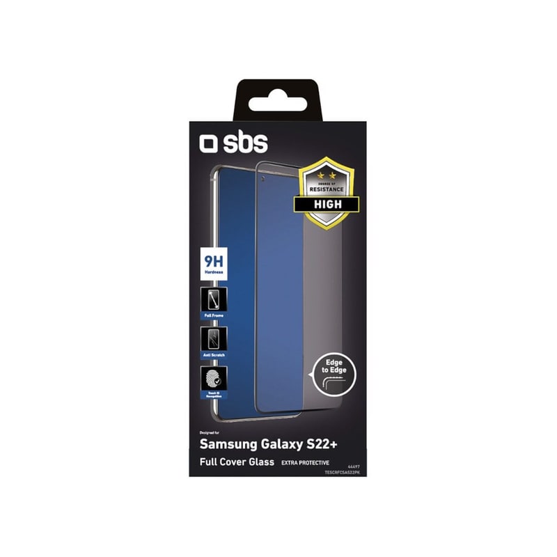 Προστατευτικό οθόνης Samsung Galaxy S22+ - Sbs Full Cover Tempered Glass Protector