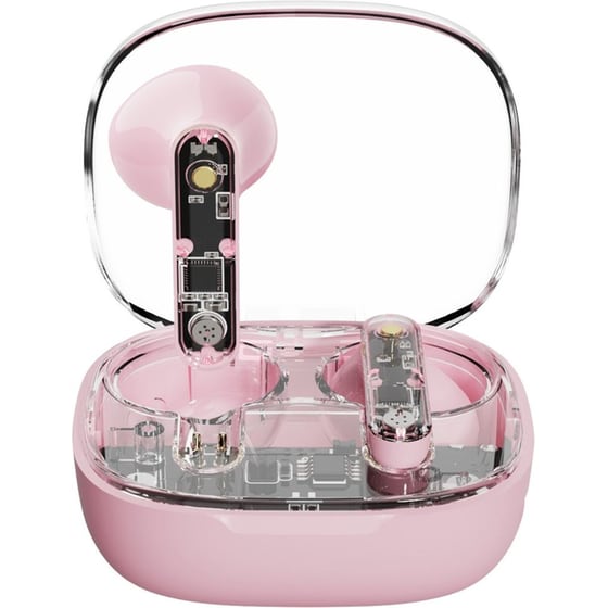 Ακουστικά Bluetooth Streetz T150 - Transparent Pink image 1