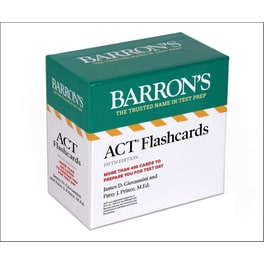 ACT Flashcards, Fifth Edition: Up-to-Date Review