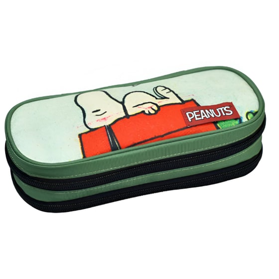 Κασετίνα Οβάλ Διπλή Peanuts Comic image 1